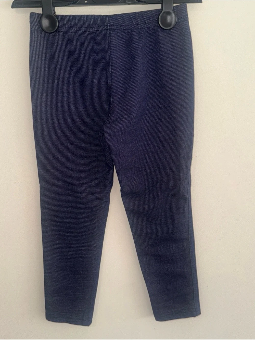 Carter's Blue Toddler Girl Leggings Pullon Size 6 Elastic Waist Cotton Blend